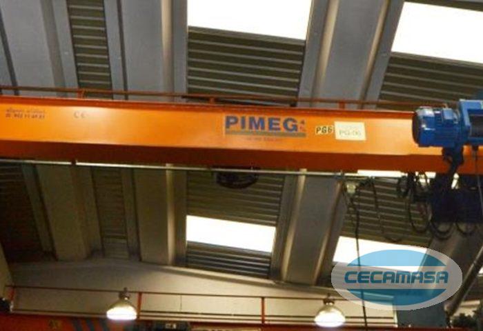 Puente grúa monorraíl PIMEG de 6.3 Tn