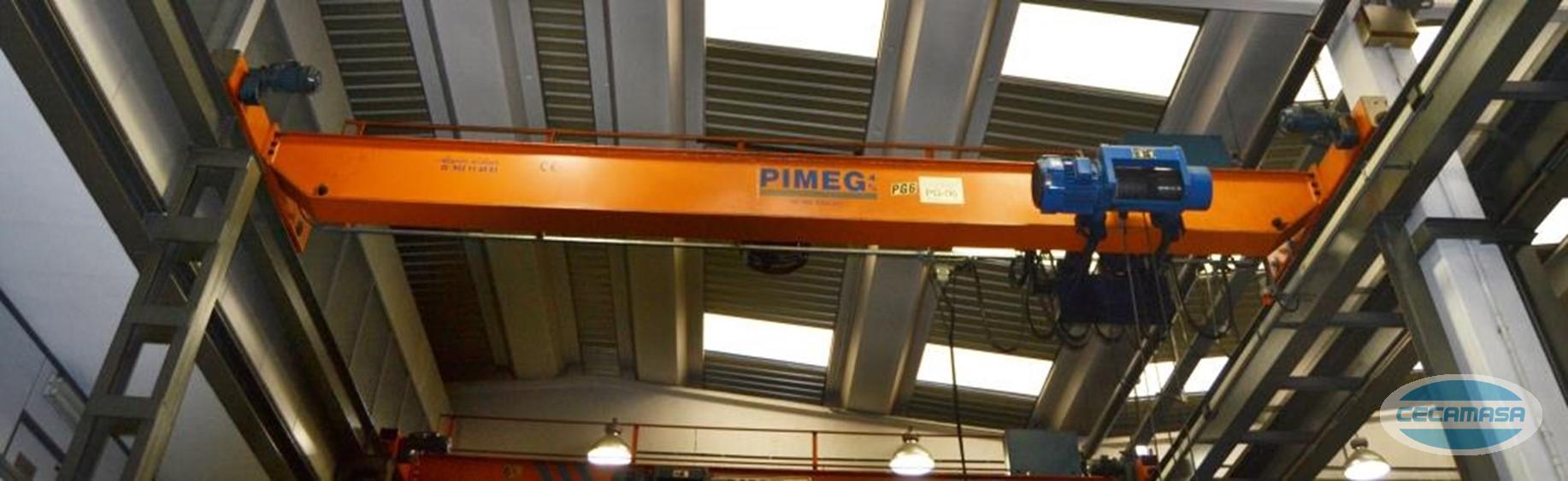 Puente grúa monorraíl PIMEG de 6.3 Tn