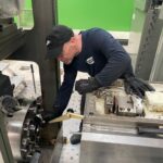 ZAYER milling machine installation by Cecamasa technicians