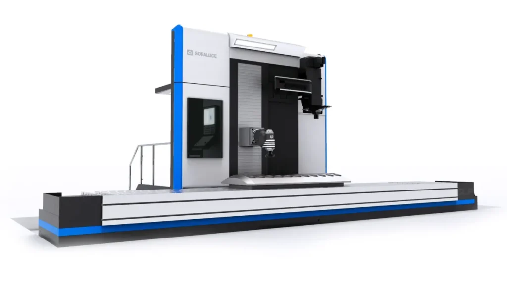 Mobile column milling machine on fixed table SLP